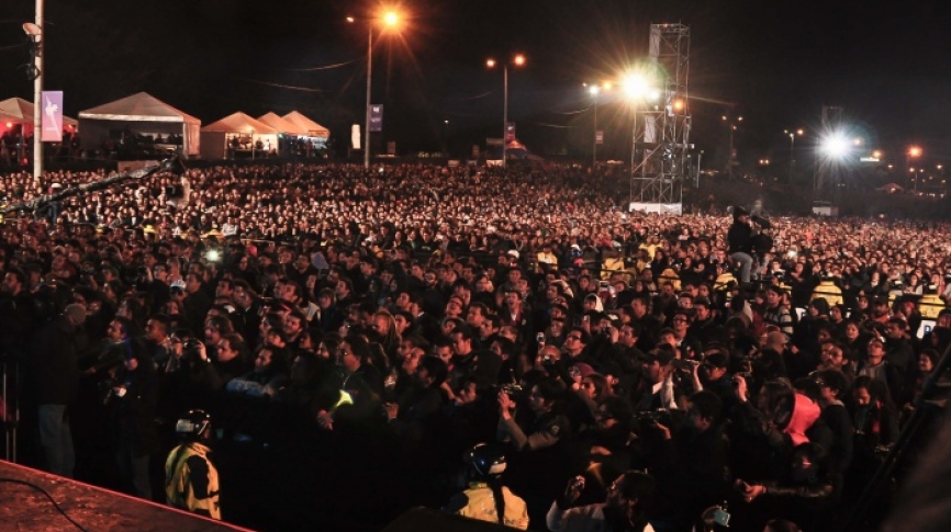 Fotografía de público Rock al Parque