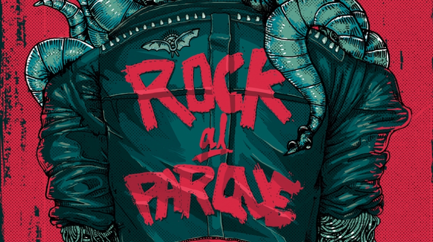 Pieza Gráfica de afiche de Rock al Parque 2015
