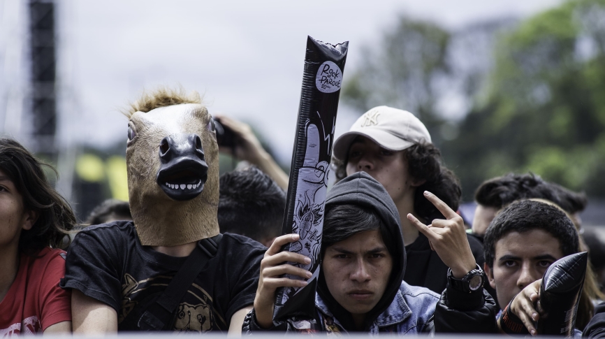 Fotografía de público Rock al Parque