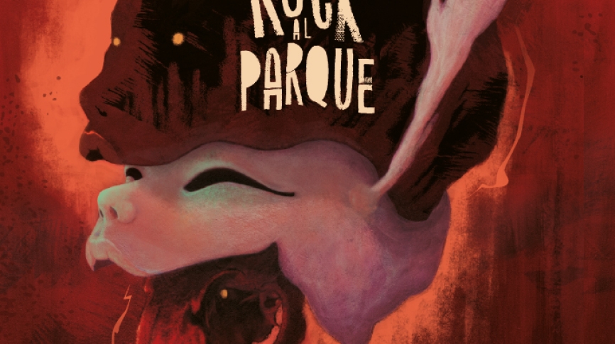 Pieza gráfica de la Imagen Rock al Parque 2016