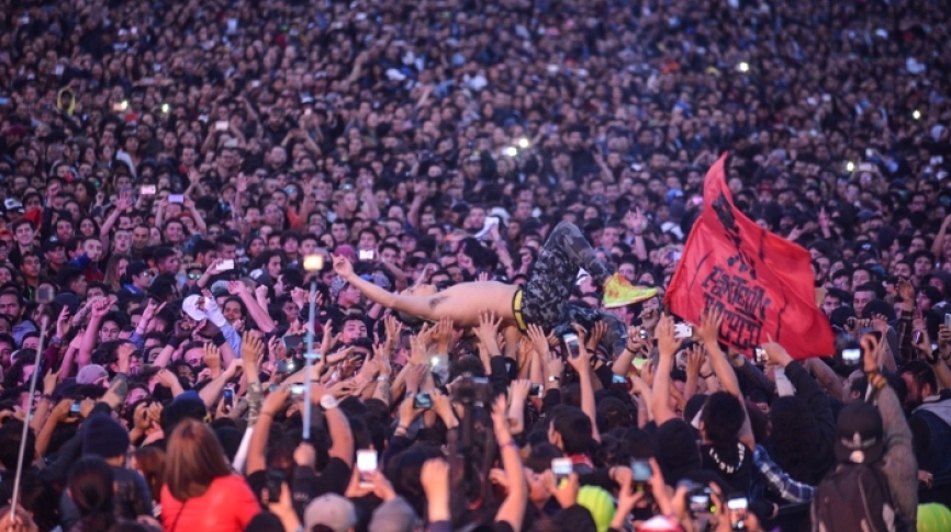 Fotografía de público Rock al Parque