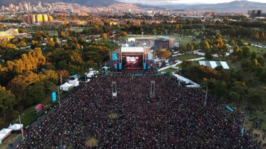 Escenario Plaza de Rock al Parque 2018