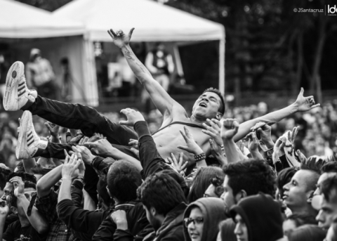 Fotografía de público en Festival en armonía y feliz