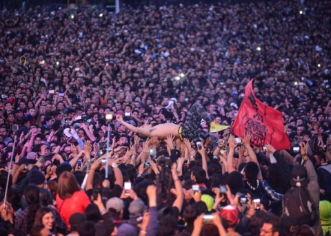 Fotografía de público Rock al Parque