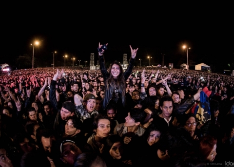 Fotografía de público segundo día Rock al Parque 2016